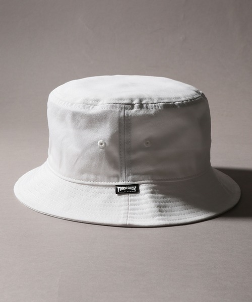 THRASHER（スラッシャー）の「【THRASHER/スラッシャー】×【Mark Gonzales/マーク ゴンザレス】アート刺繍  バケットハット（ハット・メンズ・ホワイト/ブラック・FREE）」の5枚目の写真