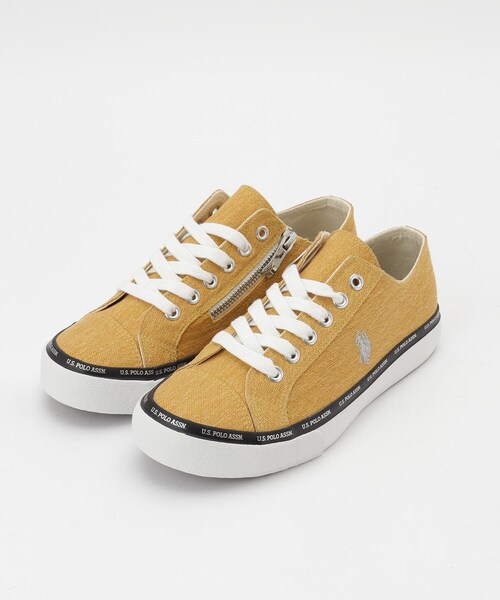 &Bridge(アンドブリッジ)の「US POLO ASSN ジップスニーカー(スニーカー・レディース・ブラック/グリーン/イエロー・25/30/35/40/45)」の4枚目の写真