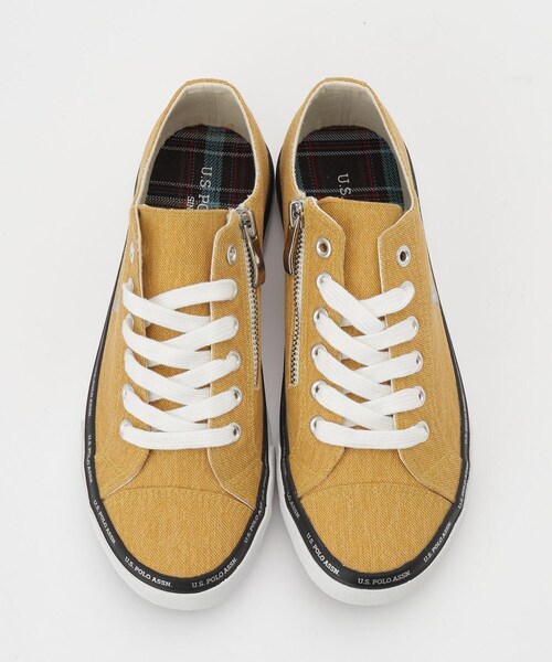 &Bridge(アンドブリッジ)の「US POLO ASSN ジップスニーカー(スニーカー・レディース・ブラック/グリーン/イエロー・25/30/35/40/45)」の6枚目の写真