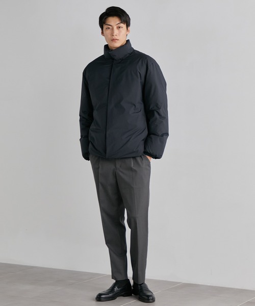 UNITED TOKYO（ユナイテッドトウキョウ）の「【WEB限定】撥水スタンドパデットジャケット｜保温 / 撥水 / 軽量（ダウンジャケット/コート・メンズ・ダークグレー/ダークブラウン/ブラック・1/2/3）」の4枚目の写真