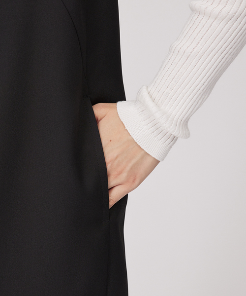 qualite（カリテ）の「ラップオールインワン（つなぎ/オールインワン・レディース・ブラック・36/38）」の11枚目の写真