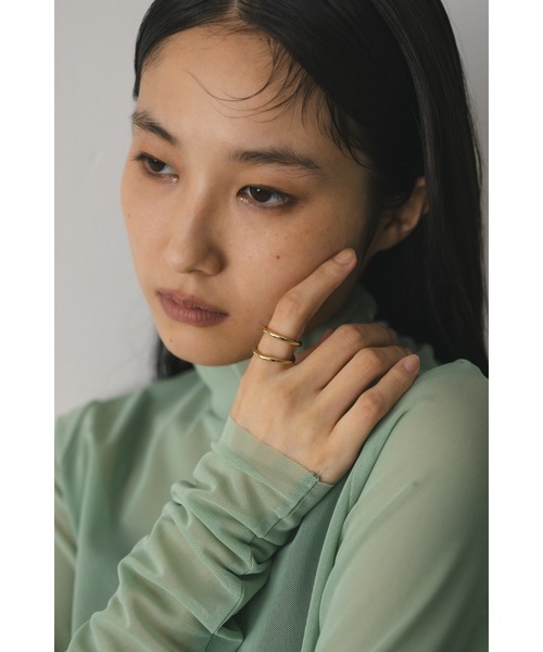 STYLEMIXER(スタイルミキサー)の「ダブルカーブリング(リング・レディース・シルバー/ゴールド・FREE)」の12枚目の写真