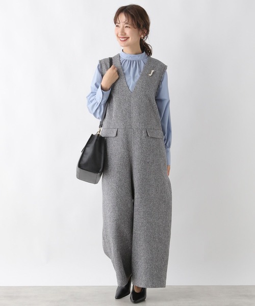 LEPSIM（レプシィム）の「フェイクレザーセンターステッチバッグ　990316（ショルダーバッグ・レディース・アイボリー/ブラック・ONE SIZE）」の14枚目の写真