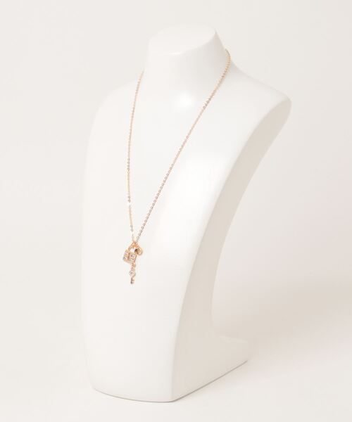 LOVETOXIC（ラブトキシック）の「【ＷＥＢ・一部店舗限定】【２本セット】キー＆ロックモチーフネックレス（ネックレス・キッズ・ゴールド・FREE）」の9枚目の写真