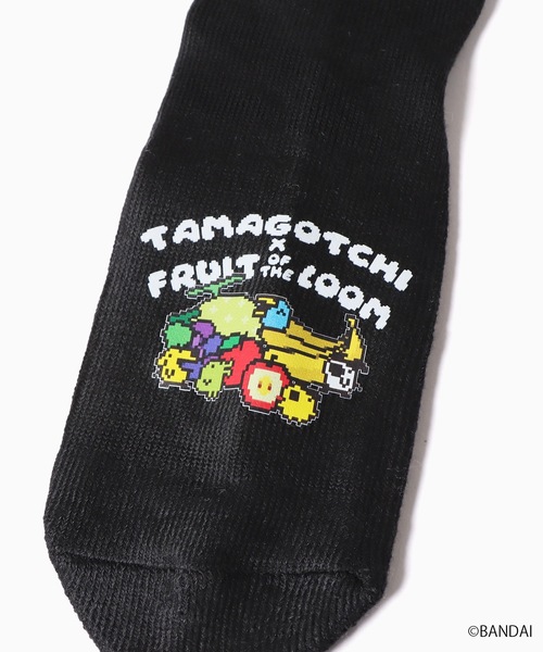 ROOPTOKYO（ループトウキョウ）の「たまごっち×FRUIT OF THE LOOM プリントソックス（ソックス/靴下・レディース・グレー/ホワイト/ブラック・23cm/25cm）」の15枚目の写真