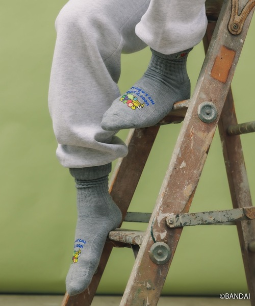 ROOPTOKYO（ループトウキョウ）の「たまごっち×FRUIT OF THE LOOM プリントソックス（ソックス/靴下・レディース・グレー/ホワイト/ブラック・23cm/25cm）」の8枚目の写真