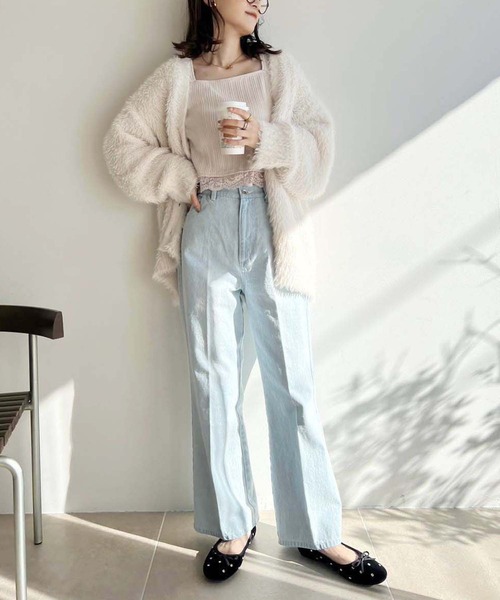 one after another NICE CLAUP（ワンアフターアナザーナイスクラップ）の「アソート美脚デニムパンツ（デニムパンツ・レディース・ネイビー/サックスブルー/ブルー・SMALL/MEDIUM）」の22枚目の写真