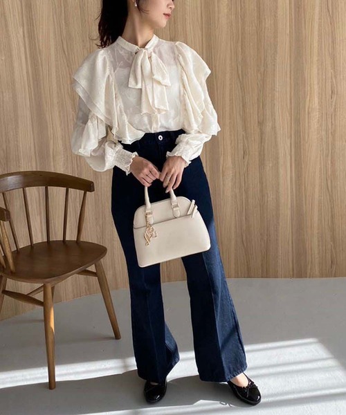 one after another NICE CLAUP（ワンアフターアナザーナイスクラップ）の「アソート美脚デニムパンツ（デニムパンツ・レディース・ネイビー/サックスブルー/ブルー・SMALL/MEDIUM）」の17枚目の写真