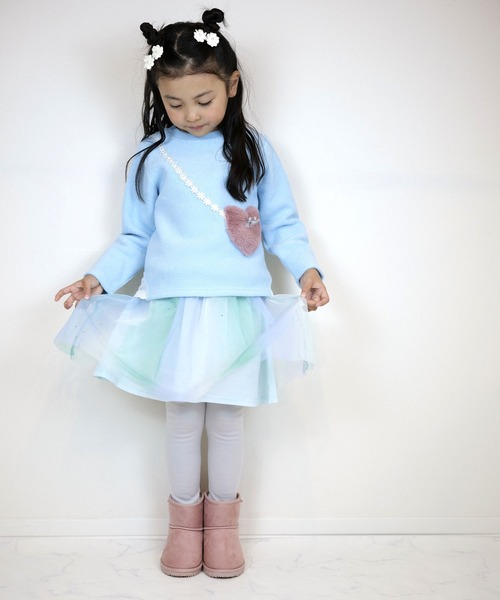 SKAPE（エスケープ）の「ｸﾞﾗﾃﾞｰｼｮﾝｽｶｯﾂ（その他パンツ・キッズ・グリーン/ピンク・100cm/110cm/130cm/90cm/120cm）」の5枚目の写真