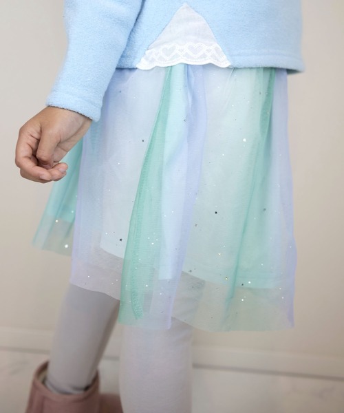 SKAPE（エスケープ）の「ｸﾞﾗﾃﾞｰｼｮﾝｽｶｯﾂ（その他パンツ・キッズ・グリーン/ピンク・100cm/110cm/130cm/90cm/120cm）」の6枚目の写真