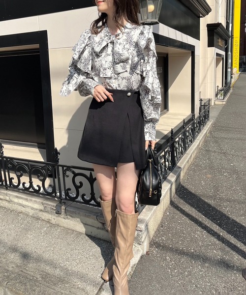 one after another NICE CLAUP（ワンアフターアナザーナイスクラップ）の「【WEB限定】前後2WAYボウタイブラウス（シャツ/ブラウス・レディース・ホワイト系その他/アイボリー/ブラック系その他/サックスブルー・FREE）」の19枚目の写真