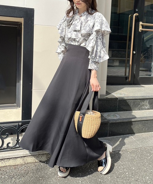 one after another NICE CLAUP（ワンアフターアナザーナイスクラップ）の「【WEB限定】前後2WAYボウタイブラウス（シャツ/ブラウス・レディース・ホワイト系その他/アイボリー/ブラック系その他/サックスブルー・FREE）」の8枚目の写真