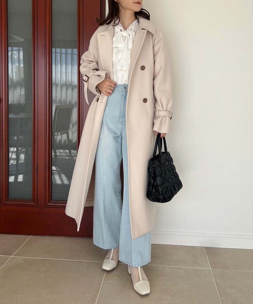 one after another NICE CLAUP（ワンアフターアナザーナイスクラップ）の「【WEB限定】前後2WAYボウタイブラウス（シャツ/ブラウス・レディース・ホワイト系その他/アイボリー/ブラック系その他/サックスブルー・FREE）」の13枚目の写真