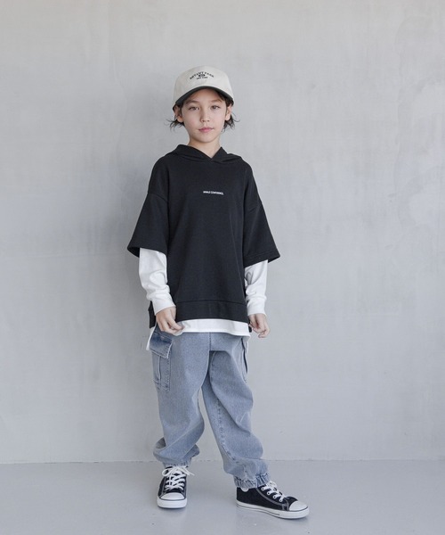 GLOBAL WORK（グローバルワーク）の「スゴラクデニムカーゴパンツ/990894（デニムパンツ・キッズ・ライトブルー・120cm/130cm/140cm/150cm/160cm/170cm）」の11枚目の写真