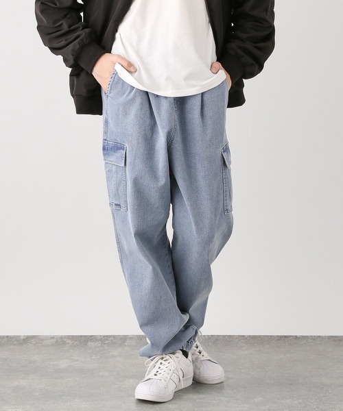 GLOBAL WORK（グローバルワーク）の「スゴラクデニムカーゴパンツ/990894（デニムパンツ・キッズ・ライトブルー・120cm/130cm/140cm/150cm/160cm/170cm）」の20枚目の写真