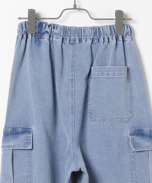 GLOBAL WORK（グローバルワーク）の「スゴラクデニムカーゴパンツ/990894（デニムパンツ・キッズ・ライトブルー・120cm/130cm/140cm/150cm/160cm/170cm）」の10枚目の写真