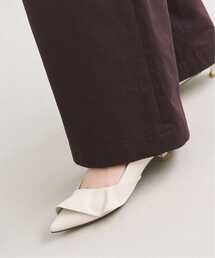 LE TALON | 3.5cmポインテッドラッフルパンプス(パンプス)