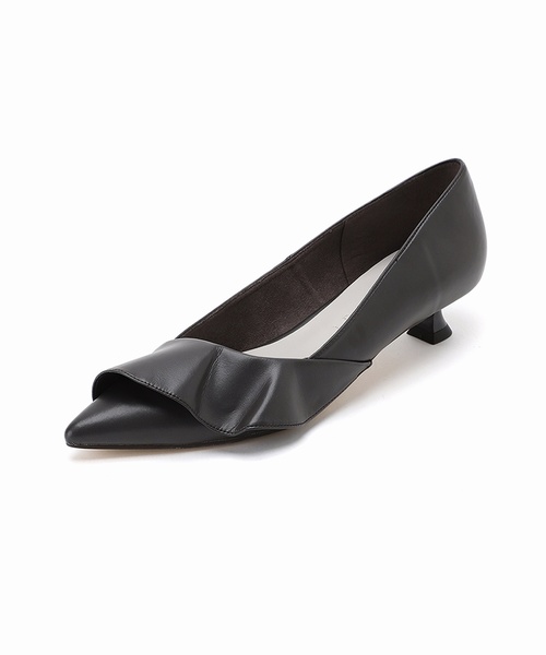 LE TALON(ルタロン)の「3.5cmポインテッドラッフルパンプス(パンプス・レディース・イエロー/チャコールグレー/アイボリー・22.5cm/24.5cm/24cm/22cm/23cm/23.5cm/25cm)」の14枚目の写真