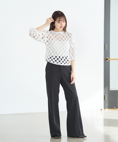 LE TALON(ルタロン)の「3.5cmポインテッドラッフルパンプス(パンプス・レディース・イエロー/チャコールグレー/アイボリー・22.5cm/24.5cm/24cm/22cm/23cm/23.5cm/25cm)」の19枚目の写真