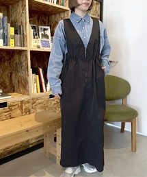 LEPSIM | ナイロンラインジャンスカ　994846(ジャンパースカート)