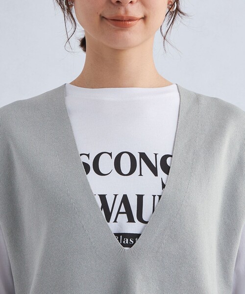 conte ディープVネック ジレ conte ディープVネック ジレ UNITED ARROWS｜<conte>ディープV