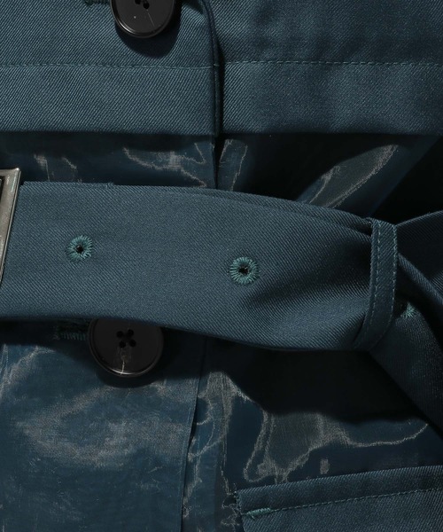 HARE（ハレ）の「シアーキリカエミドルジャケット(HARE)（テーラードジャケット・レディース・ブラック/グレー/ブルー・FREE）」の4枚目の写真