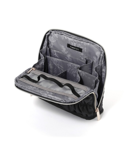 Francfranc（フランフラン）の「ギャザー ツールペンスタンドポーチ ダークグレー ペン立て ペンケース デスク収納 文具 ポーチ（ポーチ・レディース・ダークグレー・FREE）」の8枚目の写真