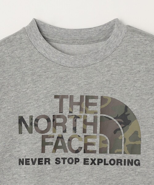 THE NORTH FACE: カモフラージュ ロゴ 半袖 Tシャツ<KIDS>（T