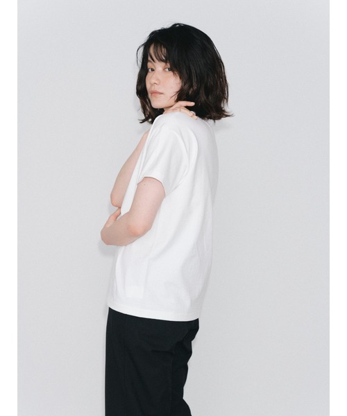 ENCIRCLE(エンサークル)の「【ENCIRCLE/エンサークル】Classic T/クラシックティー(Tシャツ)(Tシャツ/カットソー・レディース・ホワイト/チャコールグレー/ブラック・2/1)」の2枚目の写真