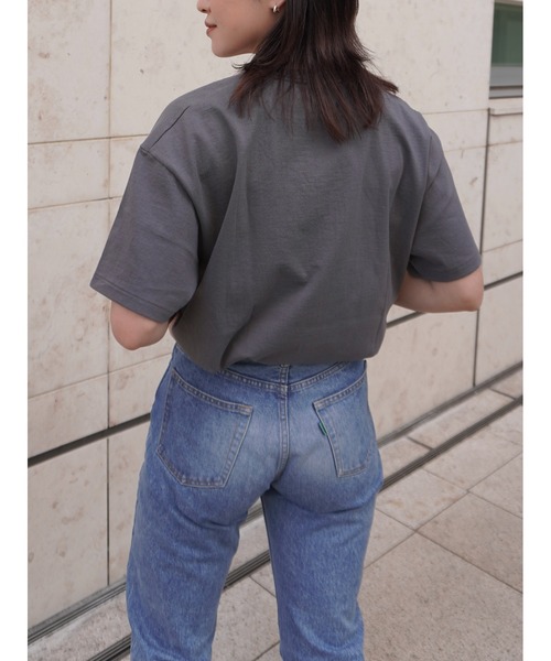 ENCIRCLE(エンサークル)の「【ENCIRCLE/エンサークル】Classic T/クラシックティー(Tシャツ)(Tシャツ/カットソー・レディース・ホワイト/チャコールグレー/ブラック・2/1)」の8枚目の写真