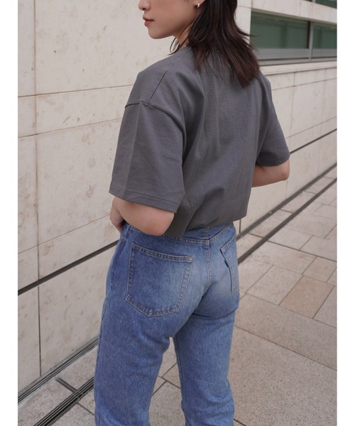 ENCIRCLE(エンサークル)の「【ENCIRCLE/エンサークル】Classic T/クラシックティー(Tシャツ)(Tシャツ/カットソー・レディース・ホワイト/チャコールグレー/ブラック・2/1)」の9枚目の写真