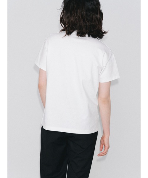 ENCIRCLE(エンサークル)の「【ENCIRCLE/エンサークル】Classic T/クラシックティー(Tシャツ)(Tシャツ/カットソー・レディース・ホワイト/チャコールグレー/ブラック・2/1)」の4枚目の写真