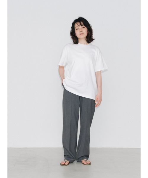 ENCIRCLE(エンサークル)の「【ENCIRCLE/エンサークル】Classic T/クラシックティー(Tシャツ)(Tシャツ/カットソー・レディース・ホワイト/チャコールグレー/ブラック・2/1)」の12枚目の写真