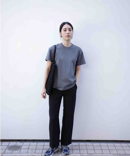 ENCIRCLE(エンサークル)の「【ENCIRCLE/エンサークル】Classic T/クラシックティー(Tシャツ)(Tシャツ/カットソー・レディース・ホワイト/チャコールグレー/ブラック・2/1)」の19枚目の写真