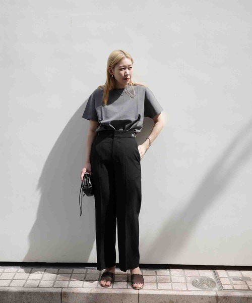 ENCIRCLE(エンサークル)の「【ENCIRCLE/エンサークル】Classic T/クラシックティー(Tシャツ)(Tシャツ/カットソー・レディース・ホワイト/チャコールグレー/ブラック・2/1)」の15枚目の写真