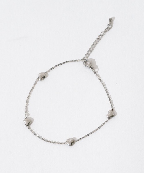 flower（フラワー）の「プチハートブレスレット（ブレスレット・レディース・シルバー/ゴールド・FREE）」の8枚目の写真