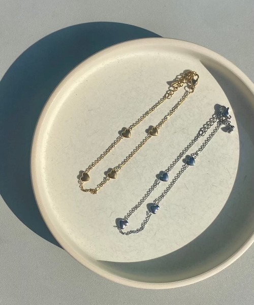 flower（フラワー）の「プチハートブレスレット（ブレスレット・レディース・シルバー/ゴールド・FREE）」の12枚目の写真