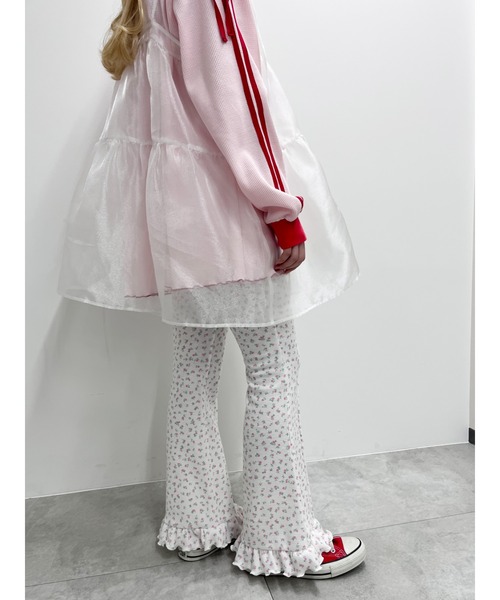 WC（ダブル シー）の「リトルフラワーワッフルフリルパンツ（その他パンツ・レディース・ピンク/サックスブルー・FREE）」の20枚目の写真