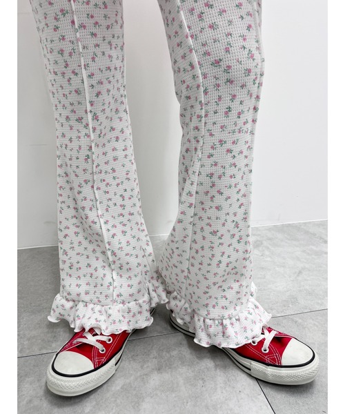 WC（ダブル シー）の「リトルフラワーワッフルフリルパンツ（その他パンツ・レディース・ピンク/サックスブルー・FREE）」の21枚目の写真