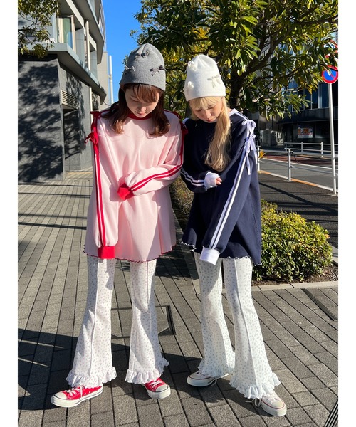 WC（ダブル シー）の「リトルフラワーワッフルフリルパンツ（その他パンツ・レディース・ピンク/サックスブルー・FREE）」の14枚目の写真