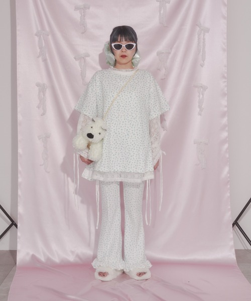 【★森星愛用ブランド★】Philna パンツ セール】 ツイルワイドテーパードパンツ （その他パンツ