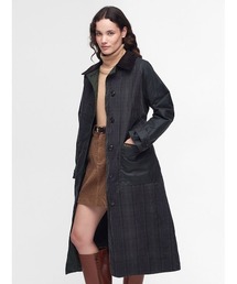 Everley ワックス コットン シングル トレンチコート