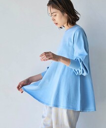 【RONEL】Aラインペプラムニットトップス