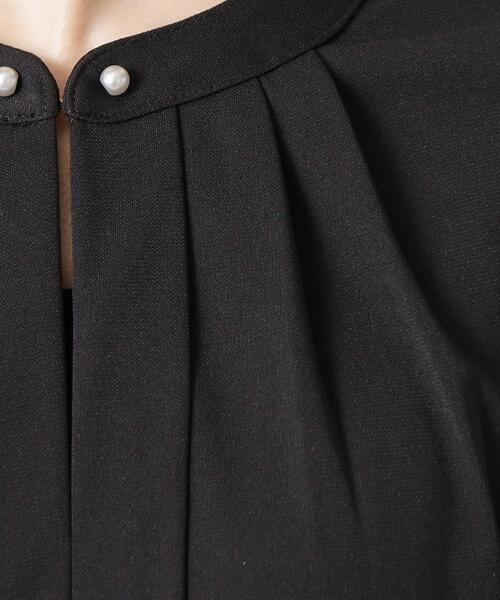 DRESKIP（ドレスキップ）の「◆【無理せずキレイ/2WAYネック】パール調ボタンブラウス（シャツ/ブラウス・レディース・ベージュ/オフホワイト/ブラック/ライトブルー・02/03/04）」の19枚目の写真