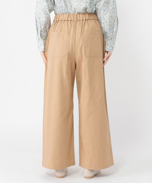 studio CLIP（スタディオクリップ）の「《days》柔らかタックチノパンツ[プチ・プラスサイズあり]（チノパンツ・レディース・ベージュ/ネイビー/グレー・MEDIUM/ﾌﾘｰ(L)/PF/LARGE）」の20枚目の写真