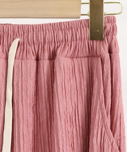 Miniministore(ミニミニストア)の「セミワイドパンツハイウエストロングパンツ(その他パンツ・レディース・ブラック/アイボリー/ラベンダー/ピンク・FREE)」の9枚目の写真