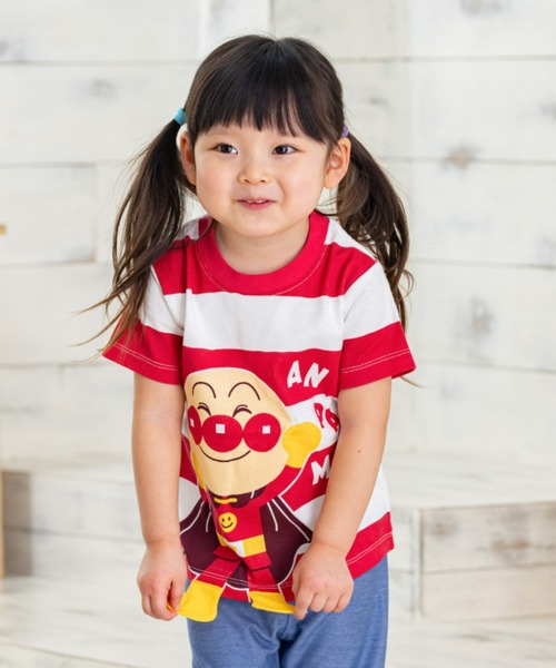 ANPANMAN KIDS COLLECTION(アンパンマンキッズコレクション)の「足ぶらぶらTシャツ(Tシャツ/カットソー・キッズ・ネイビー/レッド・100cm/90cm/120cm/110cm)」の4枚目の写真
