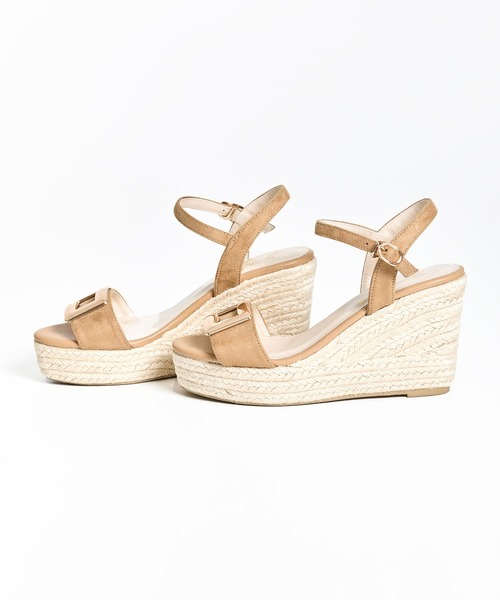 NOELA(ノエラ)の「2WAYジュートサンダル(サンダル・レディース・ベージュ/ブラウン/オフホワイト・S/M/L)」の4枚目の写真