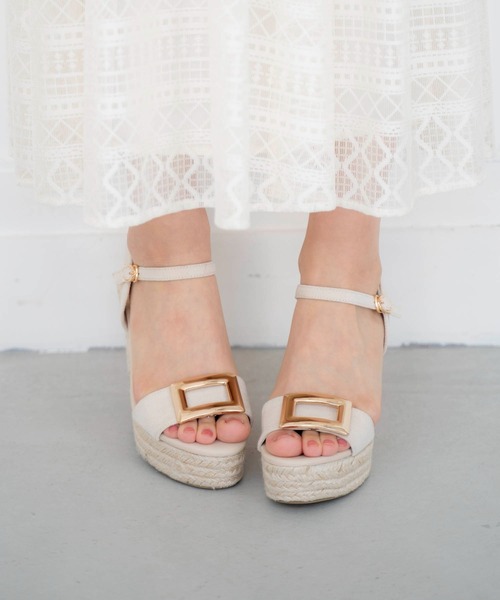 NOELA(ノエラ)の「2WAYジュートサンダル(サンダル・レディース・ベージュ/ブラウン/オフホワイト・S/M/L)」の9枚目の写真