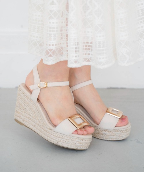 NOELA(ノエラ)の「2WAYジュートサンダル(サンダル・レディース・ベージュ/ブラウン/オフホワイト・S/M/L)」の10枚目の写真